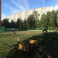 Photo taken at Площадка для собак by karma on 8/24/2014