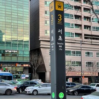 Photo taken at Seocho Stn. by Minki C. on 2/17/2021