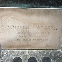 Photo taken at William Hogarth Statue by Kim on 10/3/2019