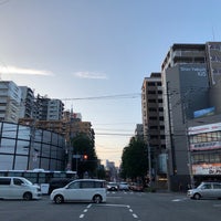 Photo taken at Yakuin Odori Intersection by 468yokkun on 8/9/2018