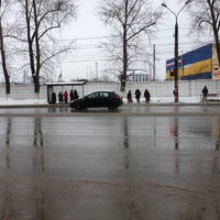 Photo taken at Остановка &amp;quot;Московское шоссе&amp;quot; by Alexander K. on 3/15/2013