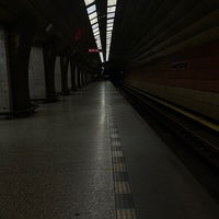 Photo taken at Metro =A= Želivského by Tadeáš P. on 7/20/2023