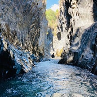 Photo taken at Gole dell&amp;#39;Alcantara by .:. s. on 8/16/2022