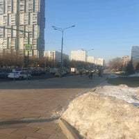 Photo taken at Остановка «Дворец творчества» by Nasty S. on 2/25/2022