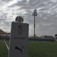 Photo taken at Aktepe Stadı by Bilal Ş. on 2/16/2020
