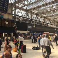 Photo taken at London Waterloo Railway Station (WAT) by Jonathan L. on 6/19/2017