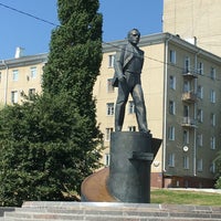 Photo taken at Памятник Ю.А. Гагарину by ElenaK on 8/16/2016
