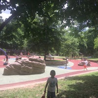 Photo taken at Smith Memorial Playground &amp;amp; Playhouse by Theresa M. on 6/26/2018