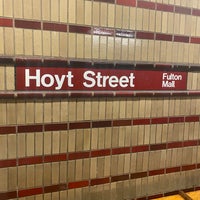 Photo taken at MTA Subway - Hoyt St (2/3) by Timothy T. on 4/18/2022