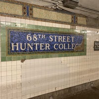 Photo taken at MTA Subway - 68th St/Hunter College (6) by Timothy T. on 11/17/2019