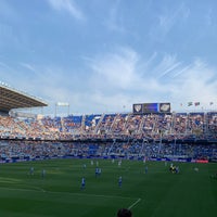 Photo taken at La Rosaleda Stadium by Rocio Q. on 6/8/2019