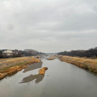 Photo taken at 丸太町橋 by harry c. on 1/18/2024