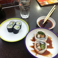 Photo taken at YO! Sushi by Emma V. on 7/21/2013