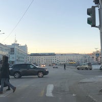 Photo taken at Площадь Орджоникидзе by Nikolay F. on 10/30/2018