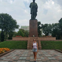 Photo taken at Monument to Taras Shevchenko by Gezginlerden1bahar on 8/30/2021