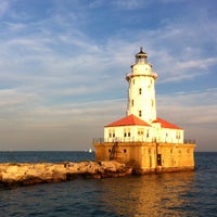 Photo taken at Chicago Harbor Lighthouse by Ron M. on 6/15/2012