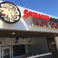 Photo taken at Samson&amp;#39;s Gourmet Hot Dogs by Walter L. on 9/21/2013