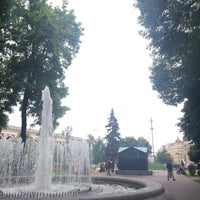 Photo taken at Фонтан у сквері Сагайдачного by 🌺Alena P. on 6/14/2016