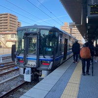 Photo taken at Nagahama Station by かぴばら on 10/18/2023