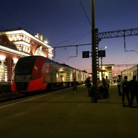 Photo taken at Kursk Railway Station by Alexandra N. on 6/20/2021