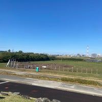 Photo taken at 荒川戸田橋緑地野球場 by リカ プ. on 10/29/2022
