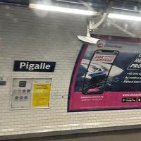 Photo taken at Métro Pigalle [2,12] by Mailyn C. on 8/3/2022