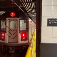 Photo taken at MTA Subway - Flushing/Main St (7) by Luis E. on 1/12/2021