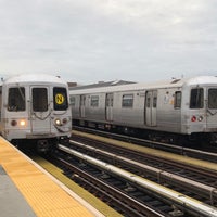 Photo taken at MTA Subway - 30th Ave (N/W) by Luis E. on 10/28/2020