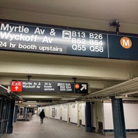 Photo taken at MTA Subway - Myrtle/Wyckoff Ave (L/M) by Luis E. on 6/11/2021