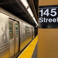 Photo taken at MTA Subway - 145th St (A/B/C/D) by Luis E. on 4/2/2021
