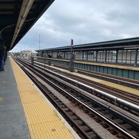 Photo taken at MTA Subway - Rockaway Blvd (A) by Luis E. on 7/11/2021