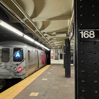 Photo taken at MTA Subway - 168th St (A/C/1) by Luis E. on 4/17/2021
