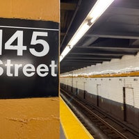 Photo taken at MTA Subway - 145th St (A/B/C/D) by Luis E. on 1/7/2021