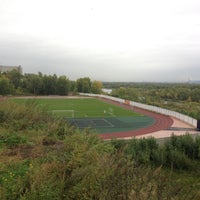 Photo taken at Стадион КрасГМУ by Victor on 9/14/2013