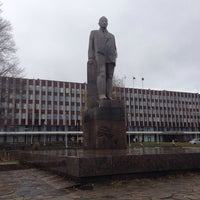 Photo taken at Памятник Отто Куусинену by Victor on 10/24/2013