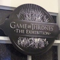 Photo taken at Game of Thrones: The Exhibition by Fabio J. on 4/8/2014