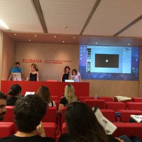 7/11/2017 tarihinde Patricia A.ziyaretçi tarafından Elisava - Escola Universitaria de Disseny i Enginyeria de Barcelona'de çekilen fotoğraf