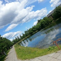 Photo taken at Средний Фермский пруд by Оксана С. on 6/17/2015