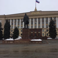 Photo taken at Памятник Ленину by Olga T. on 2/24/2017
