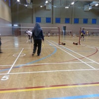 Photo taken at Choa Chu Kang Stadium Badminton Courts by Fitri S. on 10/2/2012
