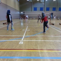 Photo taken at Choa Chu Kang Stadium Badminton Courts by Fitri S. on 10/16/2012