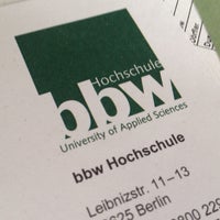 Photo taken at bbw Hochschule by Thomas P. on 1/19/2016