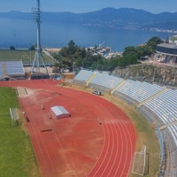 Das Foto wurde bei NK Rijeka - Stadion Kantrida von Eugene am 6/20/2017 aufgenommen