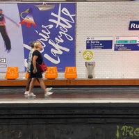 Photo taken at Métro Rue Saint-Maur [3] by Daniel H. on 7/20/2022