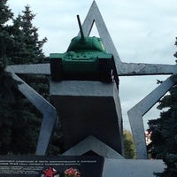 Photo taken at Памятник Танкистам by Sergio M. on 9/26/2013