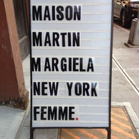 Photo taken at Maison Margiela by Spencer L. on 12/3/2012