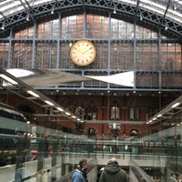 Photo taken at London St Pancras International Railway Station (STP) by Diana on 1/21/2017