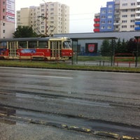 Photo taken at Drobného (tram, bus) by Laura M. on 6/24/2013