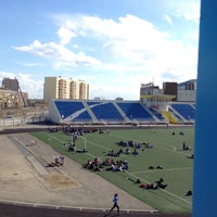 Photo taken at Стадион «Юность» by olgacercleva on 5/27/2015