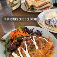 Photo taken at Whispers Cafe &amp;amp; Creperie by Jonathan L. on 8/22/2021